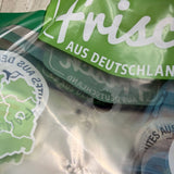 Wholesale Custom Print Triangular Plastic Bag, 3 Hanging Holes Food‑Grade Pouch for Root‑Ball Lettuce Retail Display