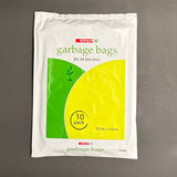 Wholesale Custom Large Flat‑Top Garbage Bags 54L, 10pcs Printed Retail Pack For Supermarket Brand